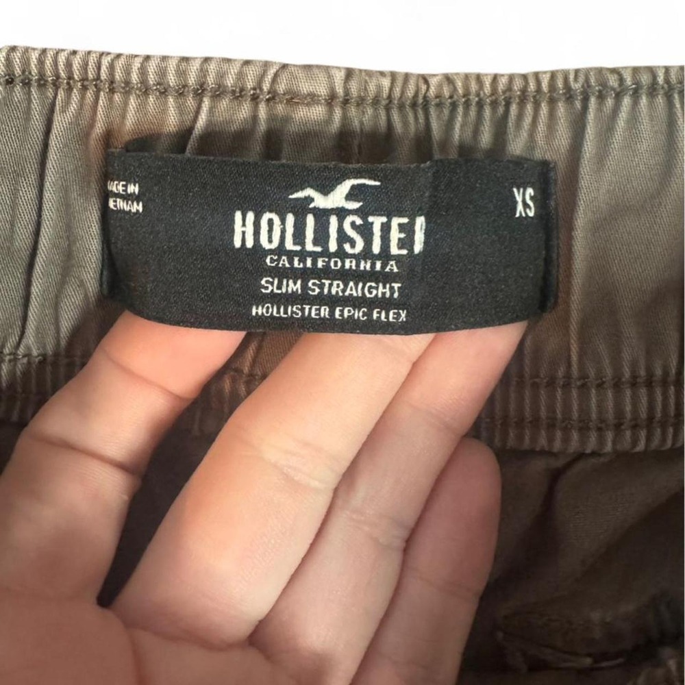 Hollister women's brown slim straight cargo pants Size XS - Picture 2 of 7